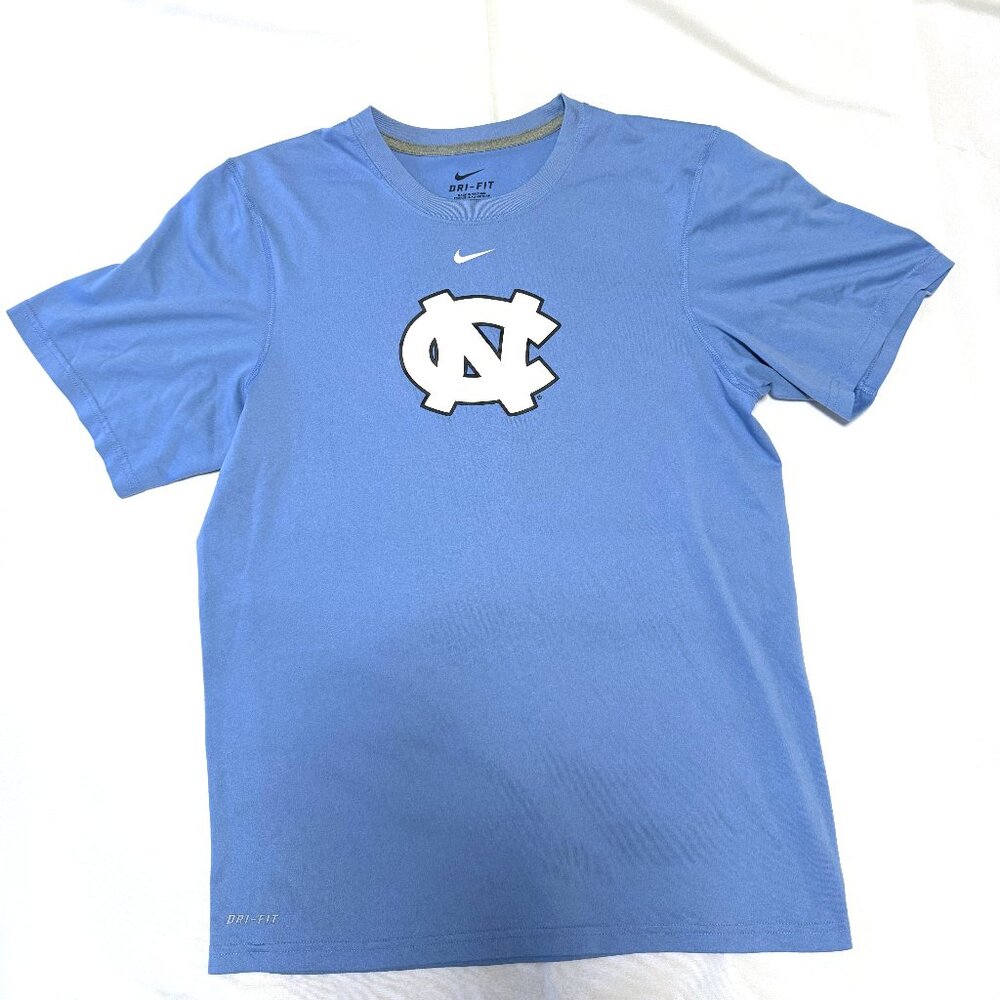 UNC Carolina Tarheels Short Sleeve Nike Tee Wicking DriFit Small Unisex Men's